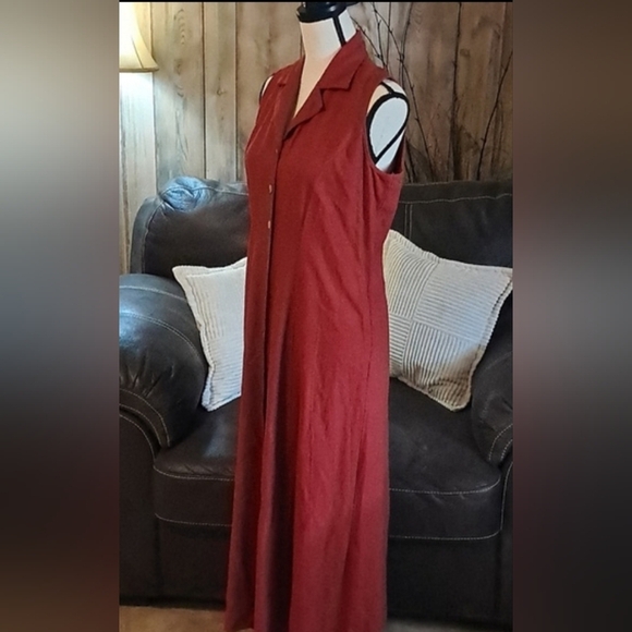 Vintage Selene Sport Sleeveless Summer Day Dress Size XL - Picture 3 of 11